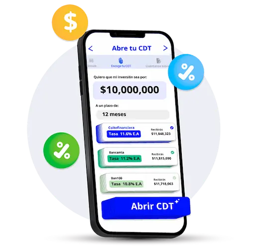 Descarga la App de MejorCDT